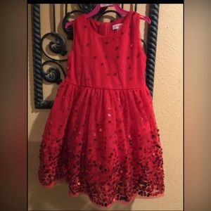 Red sequin kids Cat & Jack Dress